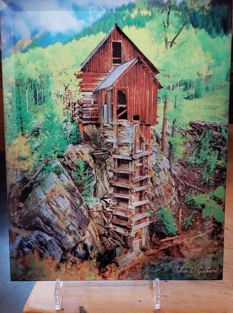The Crystal Mill Powerhouse in the fall