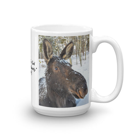 Moose Cow in Winter