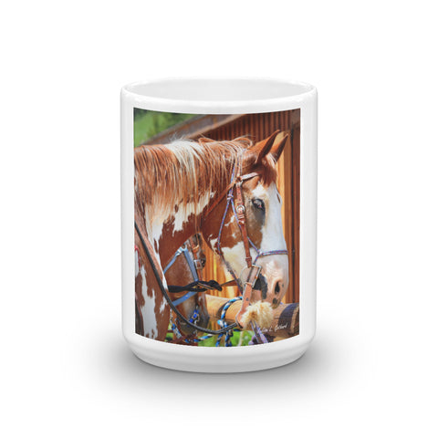 Painted Belgian Horse