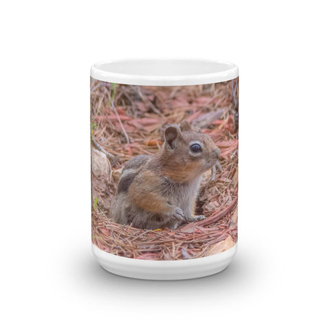 Ground Squirrel Exiting Burrow