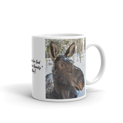 Moose Cow in Winter