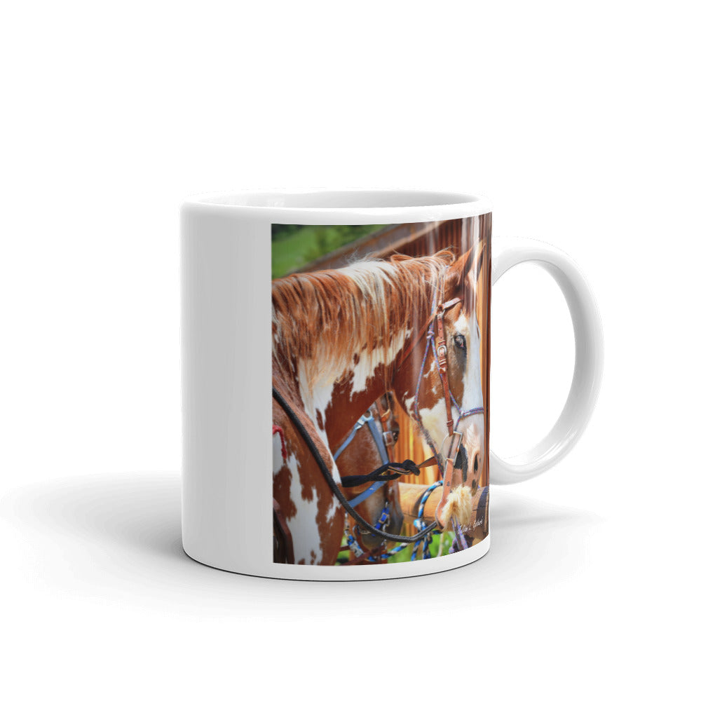 Painted Belgian Horse