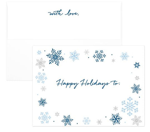 Faith, Love, Family Christmas Greetings Card