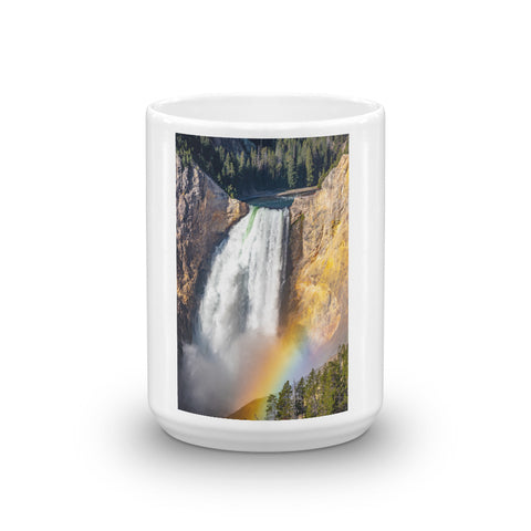 Rainbow at Yellowstone Lower Falls